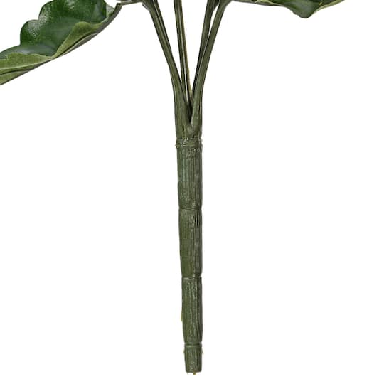 17.25" Red Artificial Kalanchoe Bush